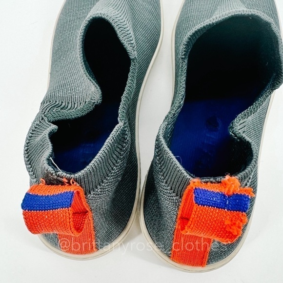 ROTHY'S The Chelsea Pull-On Knit Ankle Boot in Fog Melange - Picture 6 of 8